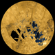 Image for article titled Take a trip over Titan's massive methane-filled lakes